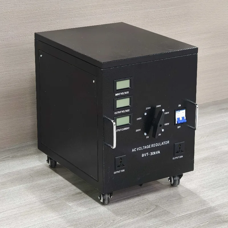 Single Phase Power Transformer Variable Adjustable Output 0-240V High Precision Toroidal Coil for Laboratory Industrial Use