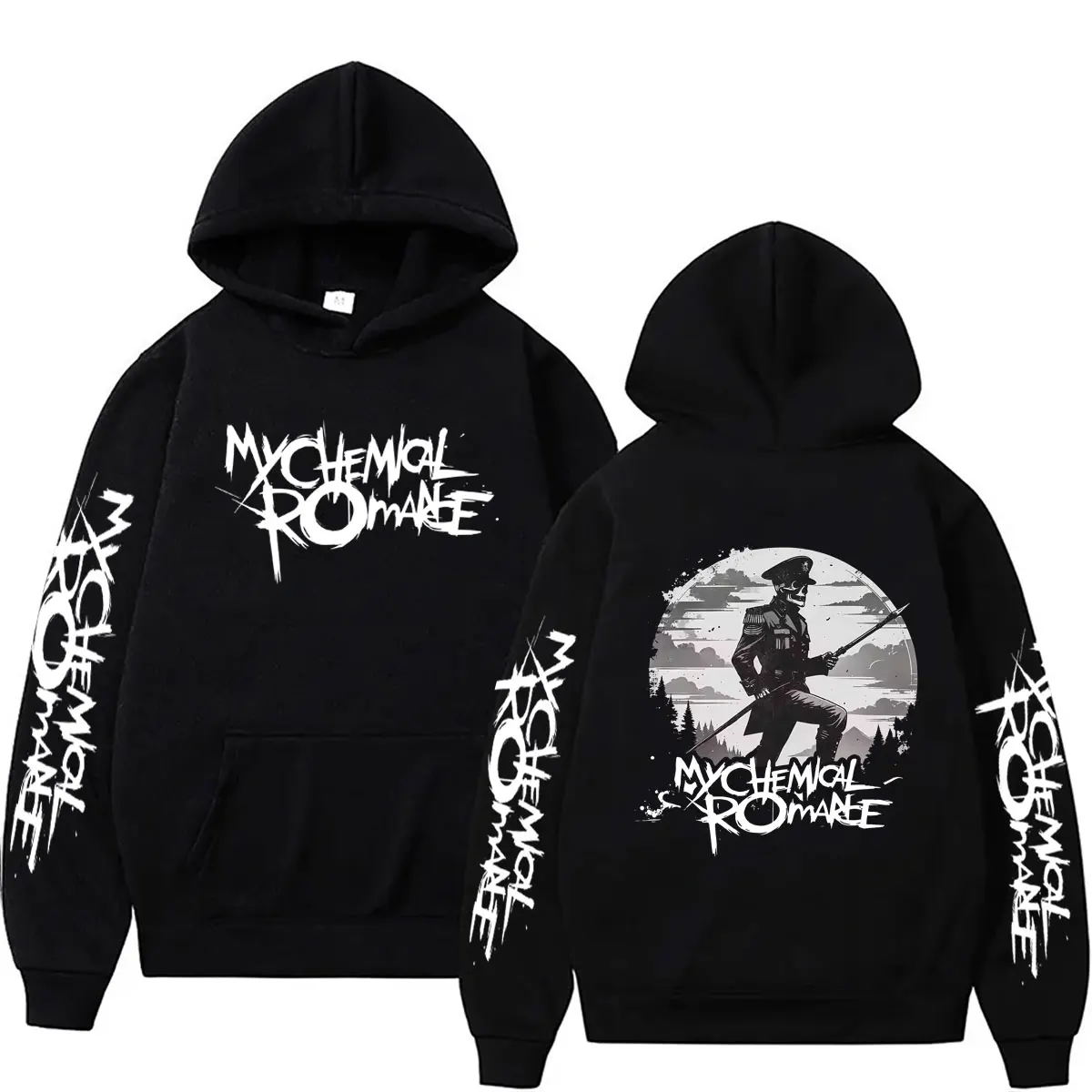 

My Chemical Romance The Black Parade Hoodie Men Women Retro Punk Emo Rock Hooded Sweatshirt Male Casual Vintage Pullover Hoodies