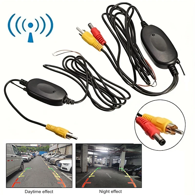 

2.4G Wireless Module Transmitter & Receiver Car Reverse Rear View Backup Camera Monitor Parking Assistance Vehicle Camera