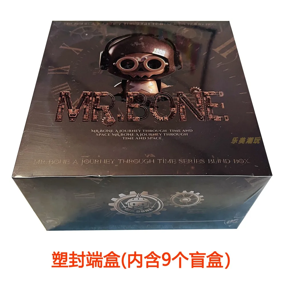 Original Mr. Bone Mini Time Traveler Second Generation Time And Space Journey Series Mini Skull Doll Birthday Graduation Gifts