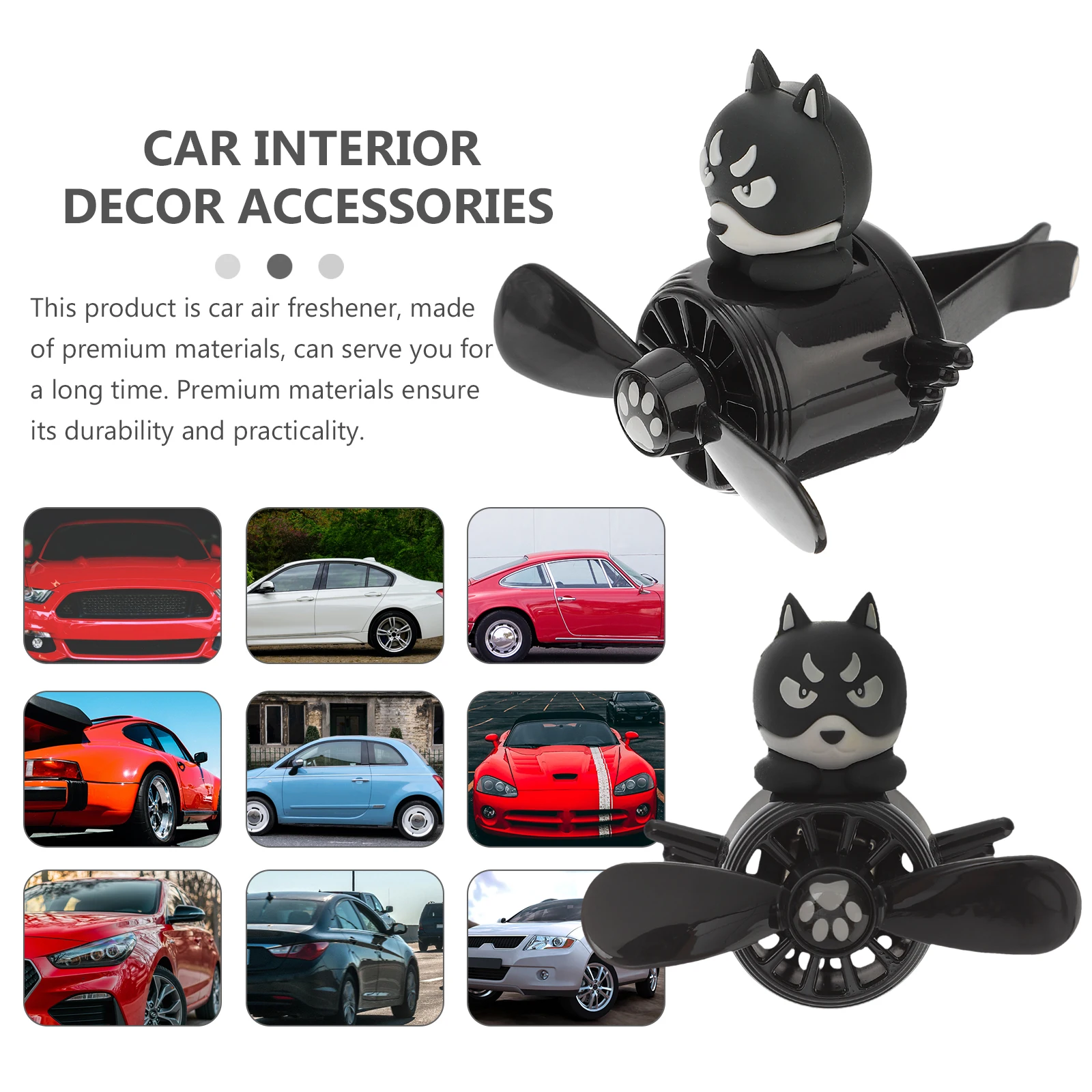 

Aromatherapy Car Diffuser Small ABS Fan Design Air Freshener Ornament for Car Interior Decor Accessories Portable Scented