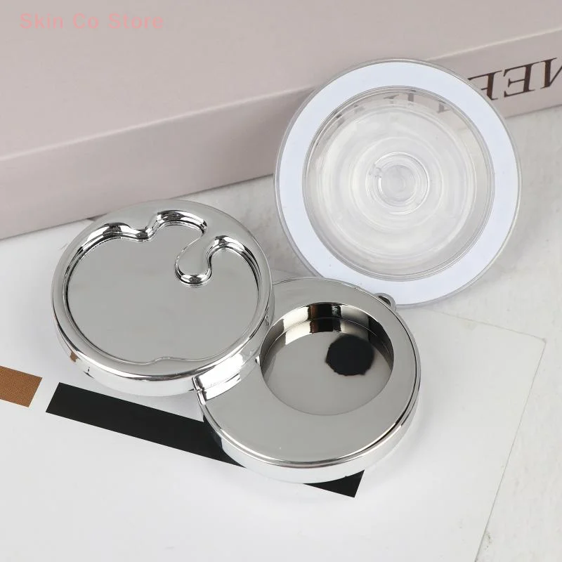 Round Empty Eye Shadow Box Single Grid Plate Magnet Replace Empty Box Eyeshadow Eyeshadow Distribution Tray Lipstick Sample Box