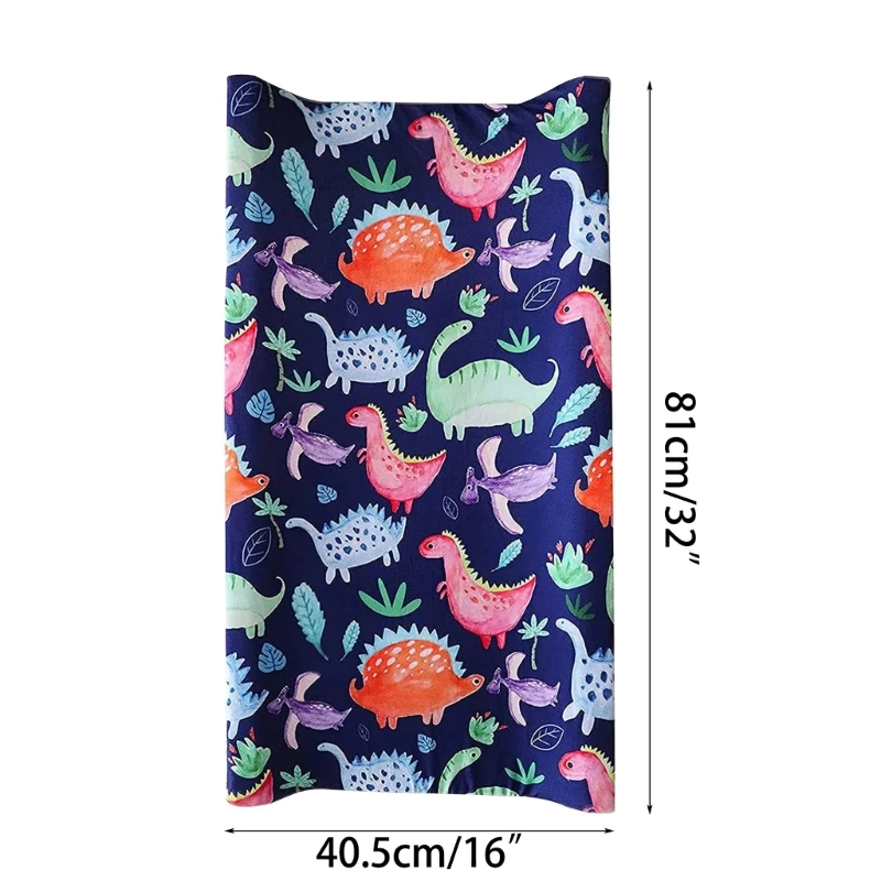 N80C Baby Changing Pad Cover เปลี่ยนแผ่นรองซับสำหรับแผ่นรองเปลี่ยนผ้าอ้อมเด็กขนาด 16"x32"