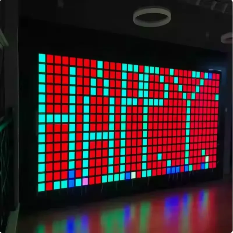 Indoor LED Interactive Shooting Wall for Trampoline Park Feature Mesh Wall Design Amusement Park Facility