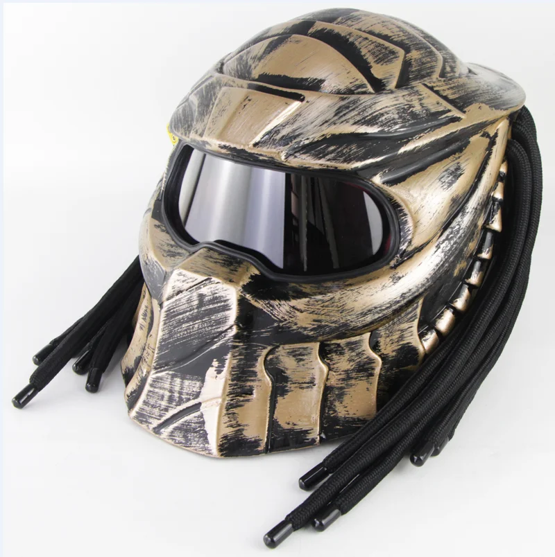 

SLKE Full Face Reinforced Plastics Man Helmets Alien Monster Predator Motorcycle Helmet