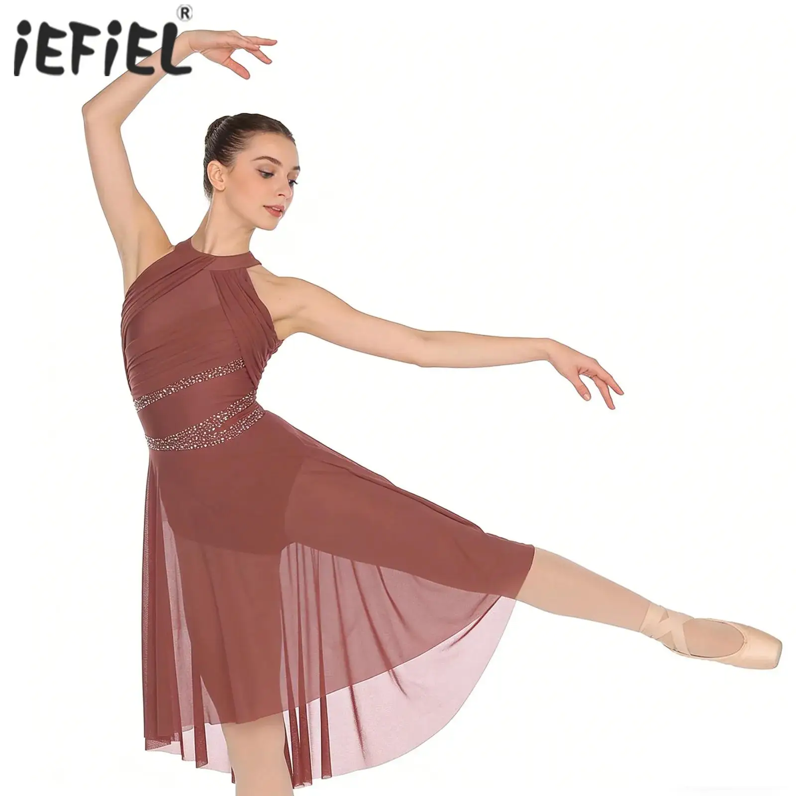 Women's Ballet Lyrical Contemp - Rhinestone Banding Trim avaliação e preço