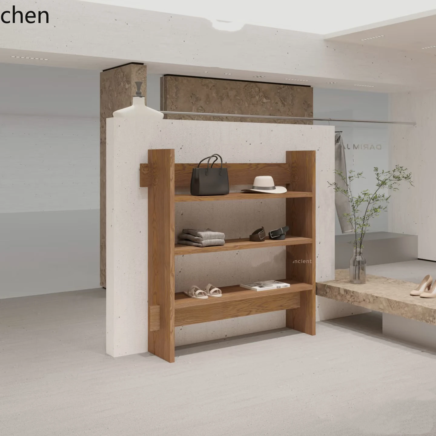 CZ Multi-layer Storage Rack Shoe Bag Storage Women's Clothing Store Display Rack Floor-standing Multi-layer Shelf