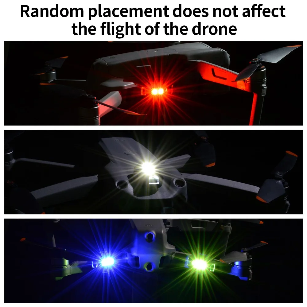 7 Colors LED Flash Position Wireless Light Strobe Light Anti-collision Warning Light for Rc Airplane FPV Drone Car