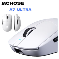 Mchose A7 Pro Wireless Mouse 42000dpi 8K Low Delay Ergonomics 500mAh Gaming Mouse Ergonomics Accessories E-sports Mouse