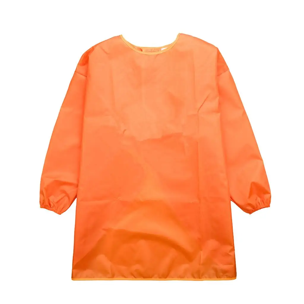 Children Painting Apron Waterproof Long Sleeve Smock for Drawing Practice Art Class and Kitchen