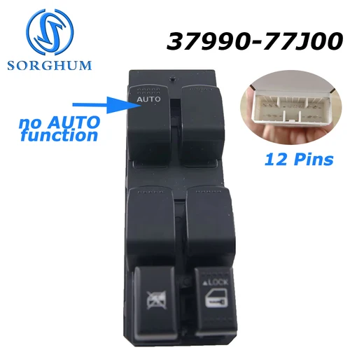 Regulador de Control maestro de ventanilla eléctrica de sorgo, interruptor elevador de vidrio 37990-77J00 37990-64J20 para Suzuki SX4 Swift nuevo Alto