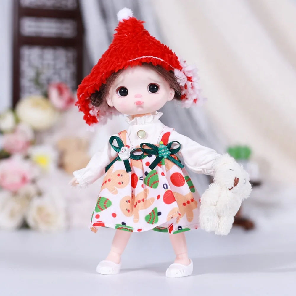 Lolita Dress BJD Doll Clothes Toy Accessories Christmas Set Bjd Dolls Skirt Suit Fashion Dolls DIY Clothing 6inch BJD Doll