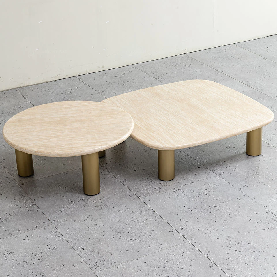 # # Modern Round Coffee Table With Glass Top Console Tea Table For Living Room Furniture Side Rock Table