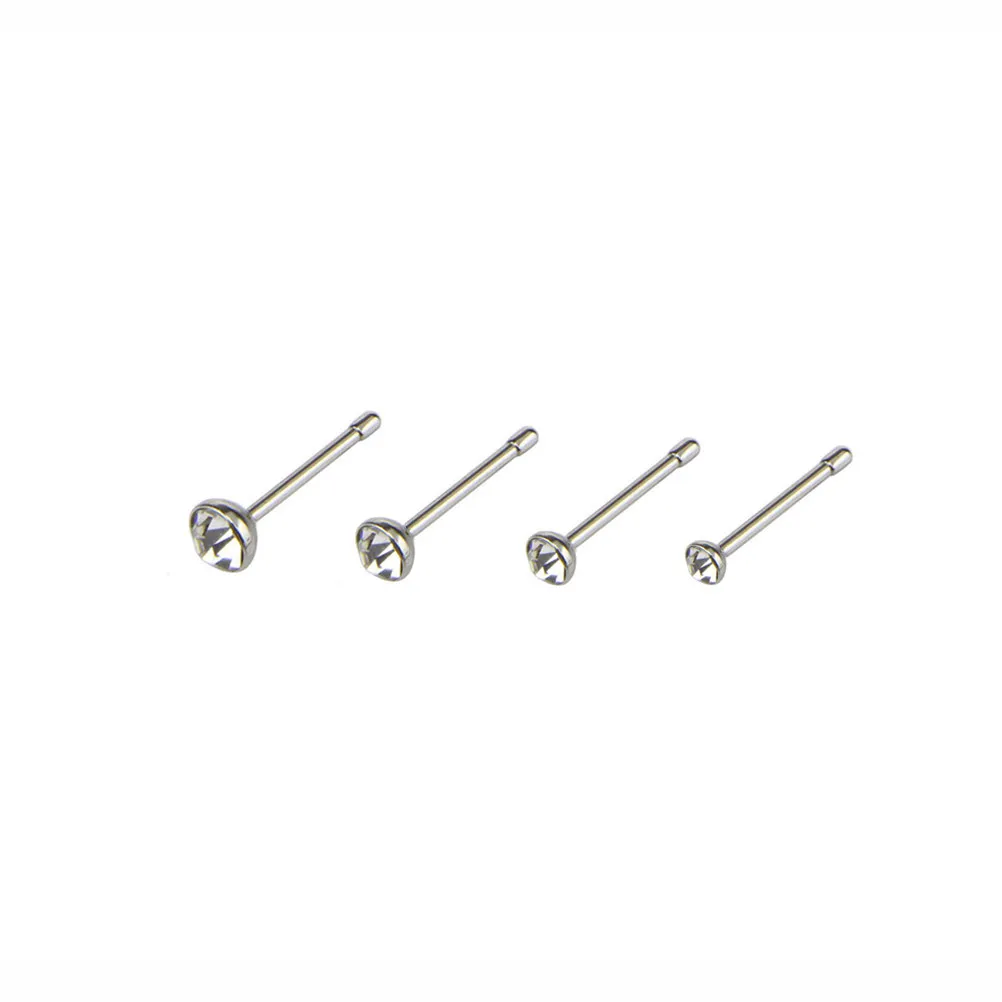 22Pcs Nose Ring Set Stainless Steel High Polish Smooth Surface Comfortable to Wear Daily Nose Piercing Jewelry for Women