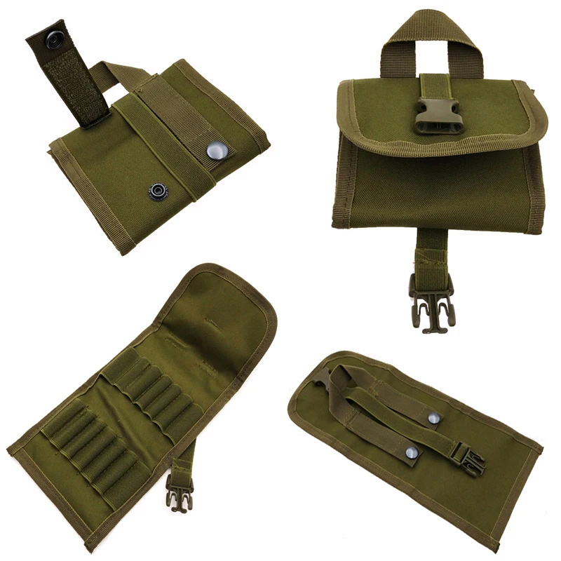

Tactical 14 Rounds Molle Shotgun Shells Airsoft Hunting Accessories Ammo Pouch Carrier Bag Bullet Holder Rifle Cartridge Bag