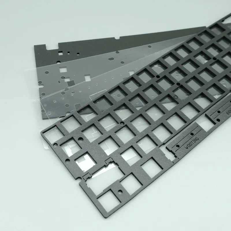 Płytka pozycjonująca do klawiatury mechanicznej Wooting60HE Hollow Shell Sound Package z niestandardowymi przełącznikami magnetycznymi, akcesoria do klawiatur mechanicznych