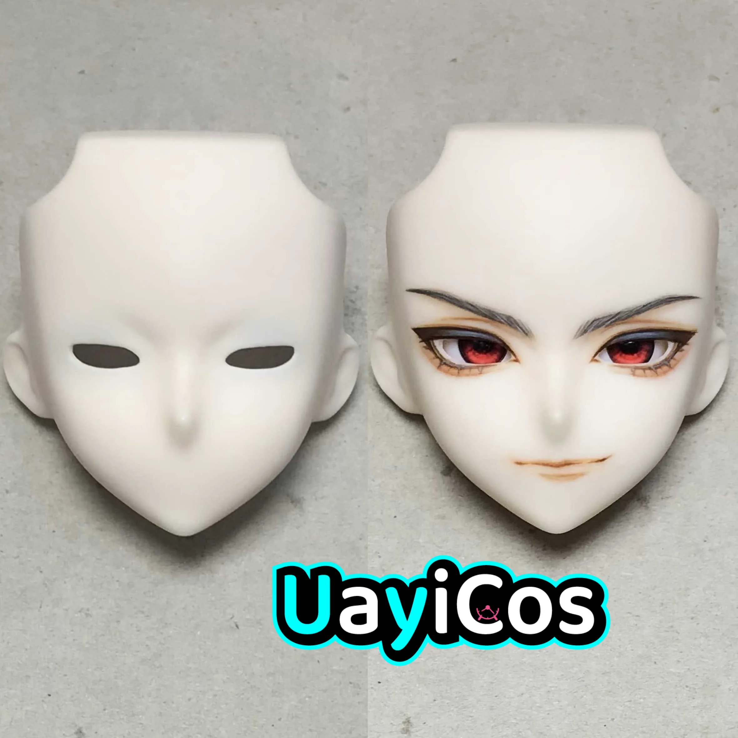 

Handmade ob28 ob30 GSC Faceplates Blank Face Water Sticker Face Shell Make Up Faceplate BJD Doll Accessories Anime Figure Toy Ki