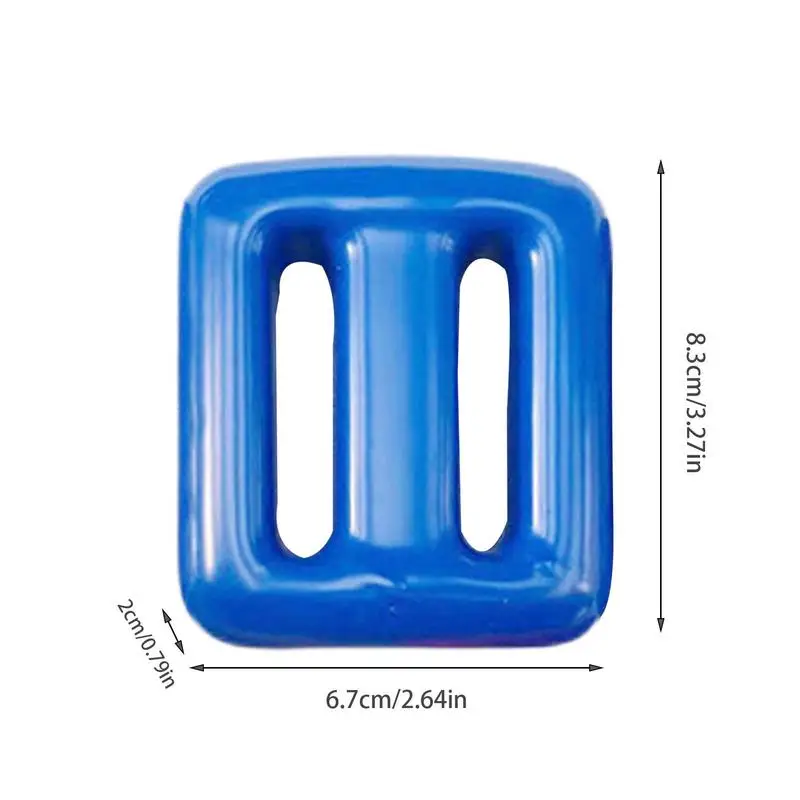 Свинцовые грузила с противовесом, вес для дайвинга, красочное снаряжение для подводного плавания, нескользящая конструкция, 0,5 кг/шт.