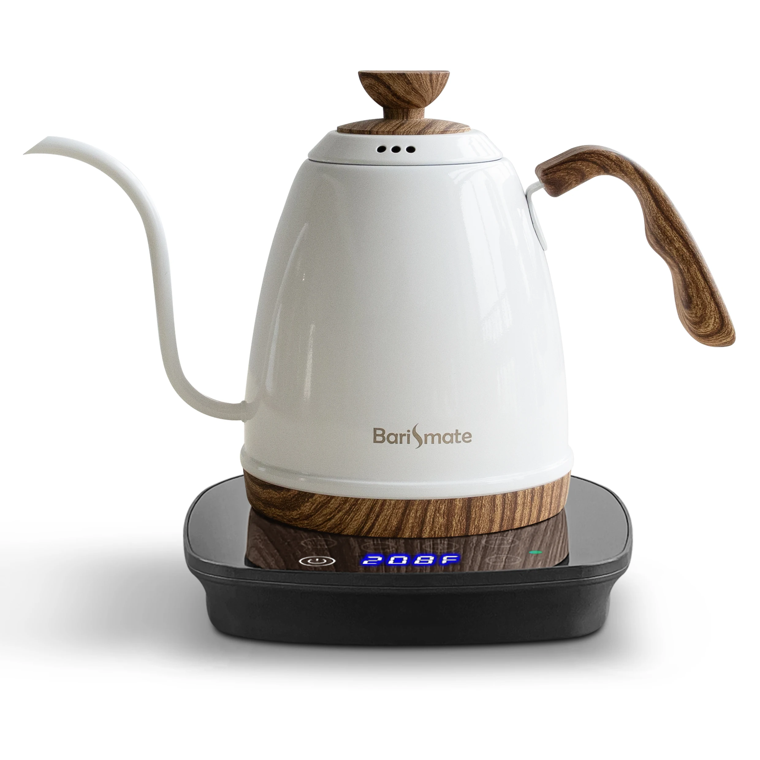 

1L stainless steel electric gooseneck kettle temp controlled electric drip coffee maker temperature variable