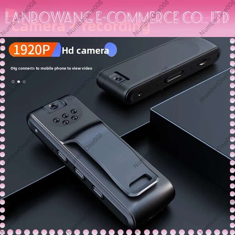 HD Intelligent Recording Action Camera Night Vision Clip Camera Law Enforcement Recorder Car Dash Cam Portable Audio Recorder