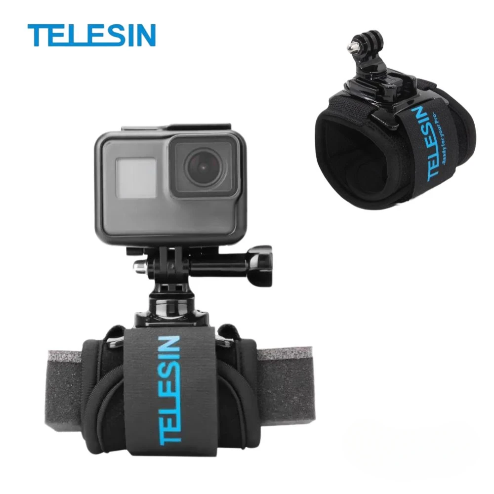 

TELESIN 360 Degree Rotation Wrist Strap Arm Hand Strap Belt Mount for GoPro Hero13 12 11 10 9 8 Insta360 DJI Osmo Action Camera