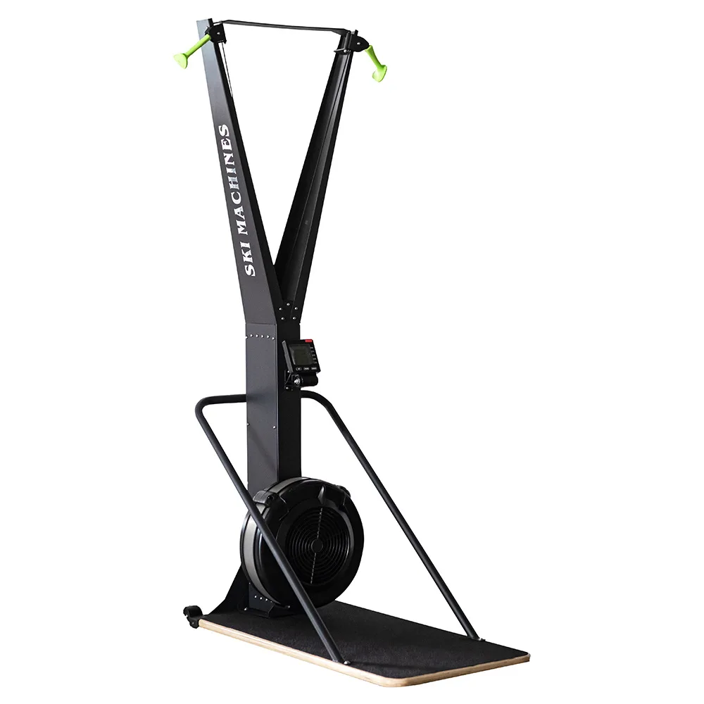 Air Resistance Ski Machine, Indoor Fitness Simulator for Home Gym, Commercial Grade Ski Trainer, Cardio Workout Equipment