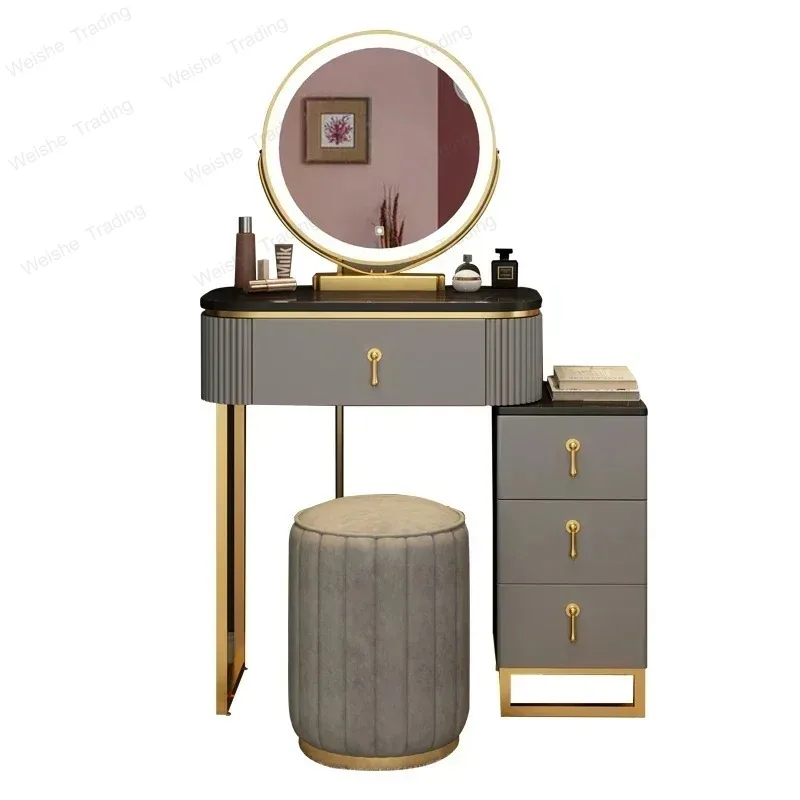 

Bedroom Dressing Vanity Table Stand Women Table Storage Cabinet Vanity Table Drawer Mirror Coiffeuse De Chambre Home Furniture