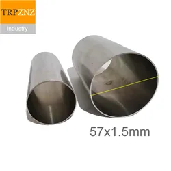 316L stainless steel tube , 57x1.5mm polished inside outside Sanitary non welding pipe Diameter