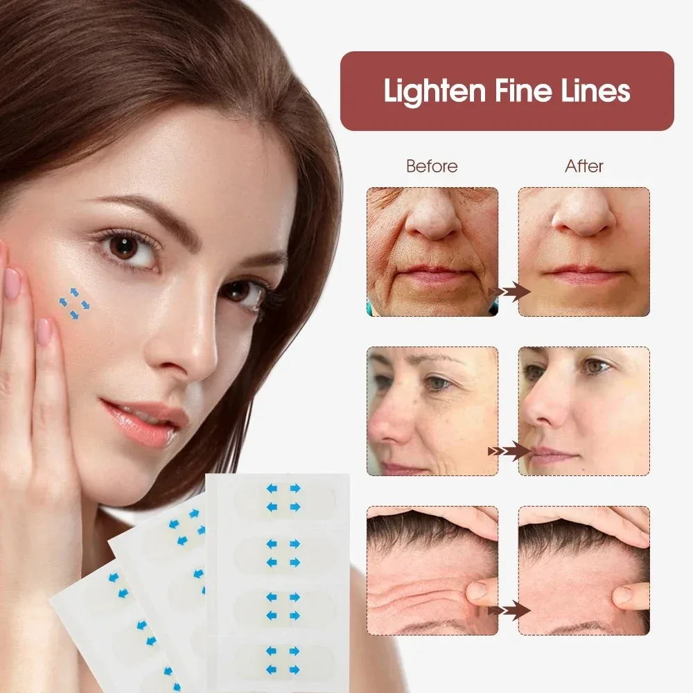 40-120PCS V-Shape Face Lifting Tape Invisible Transparent Thin Adhesive Stickers for Wrinkle Sagging Skin Thin Face Patch Lift