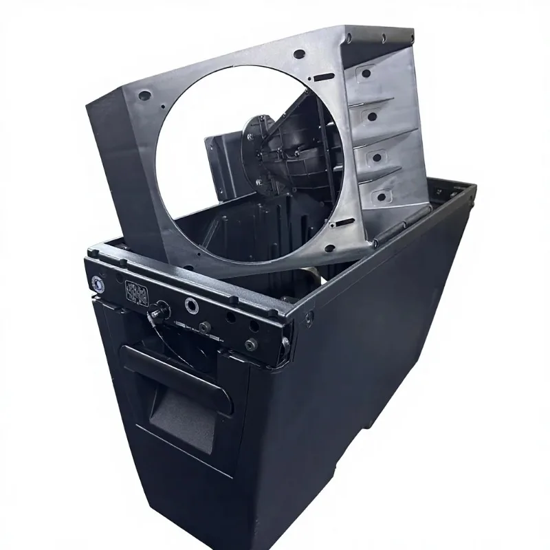 Empty Line Array Speaker Cabinet Dual 10 Inch Two‑Way Active Powered Empty Speaker Box For Audio Sound System