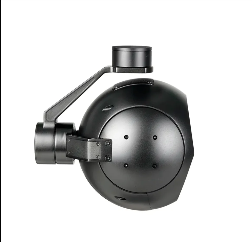 Q20KTIRM 4K 20X Zoom Óptico EO/IR 3km Laser Telêmetro Sensor Triplo Câmera Gimbal de Rastreamento de Objetos para Drone