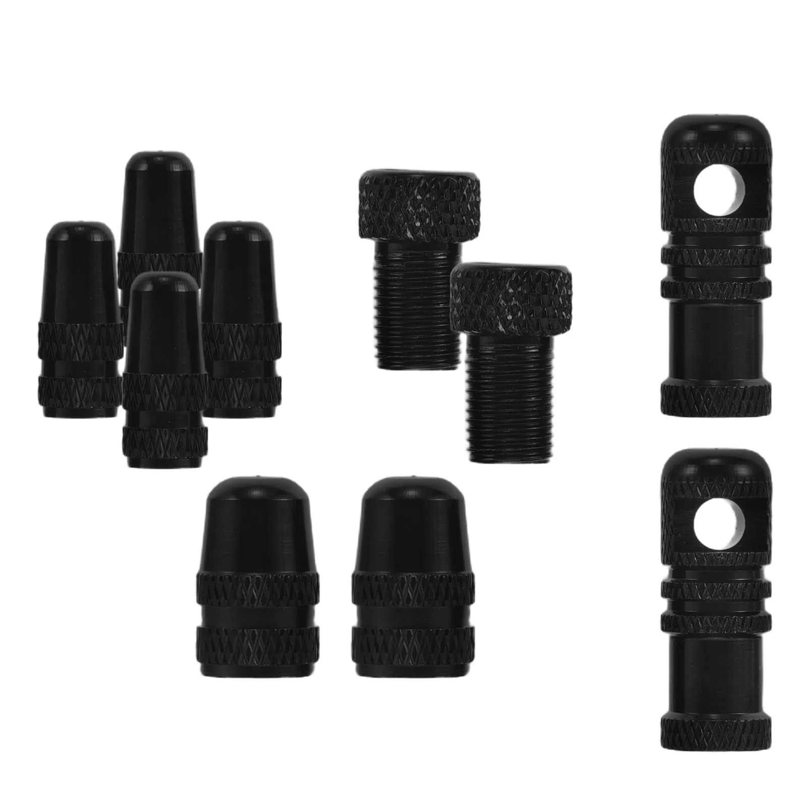 1 Set Aluminum Alloy Bicycle Tire Valve Stem Caps Decorative Bike Wheel Air Caps Replacement Valve Types Dust Proof Stylish