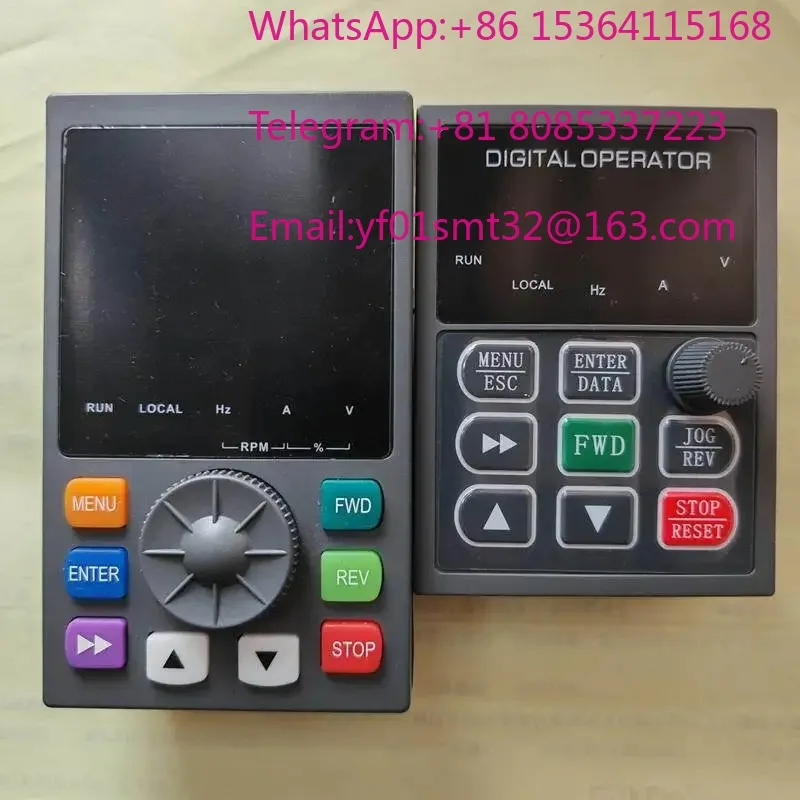 V9 frequency converter operation panel display, speed regulator debugging control keyboard