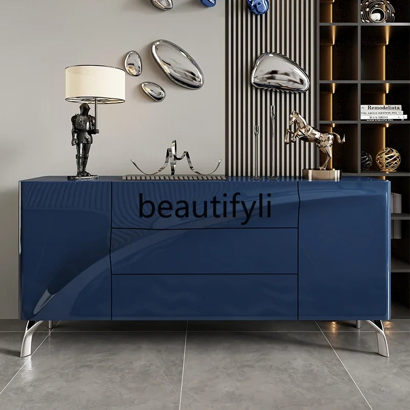 

S1S Light luxury modern simplicity high sense TV dining side cabinet living room bar bar wine cabinet minimalist