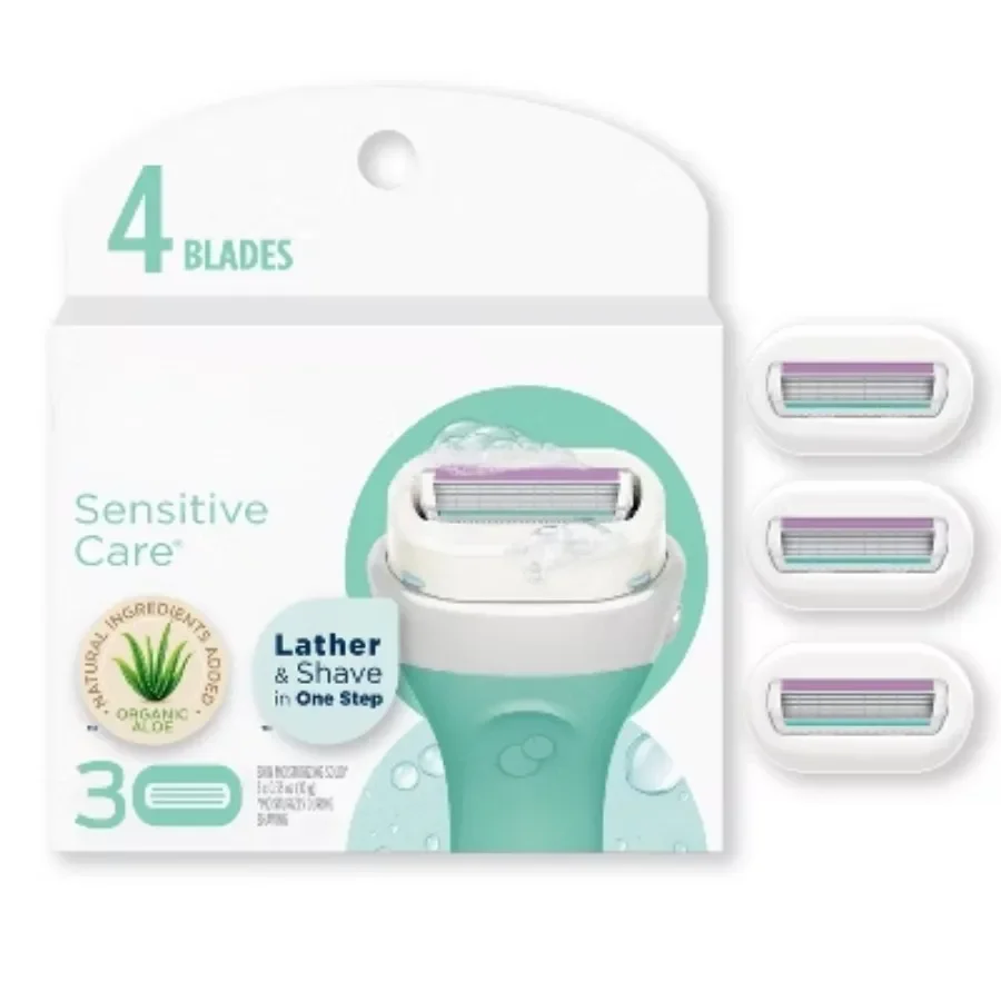 

Sensitive Care женские лезвия для бритвы, бритва, безопасная бритва, бритвы для бритья женщин