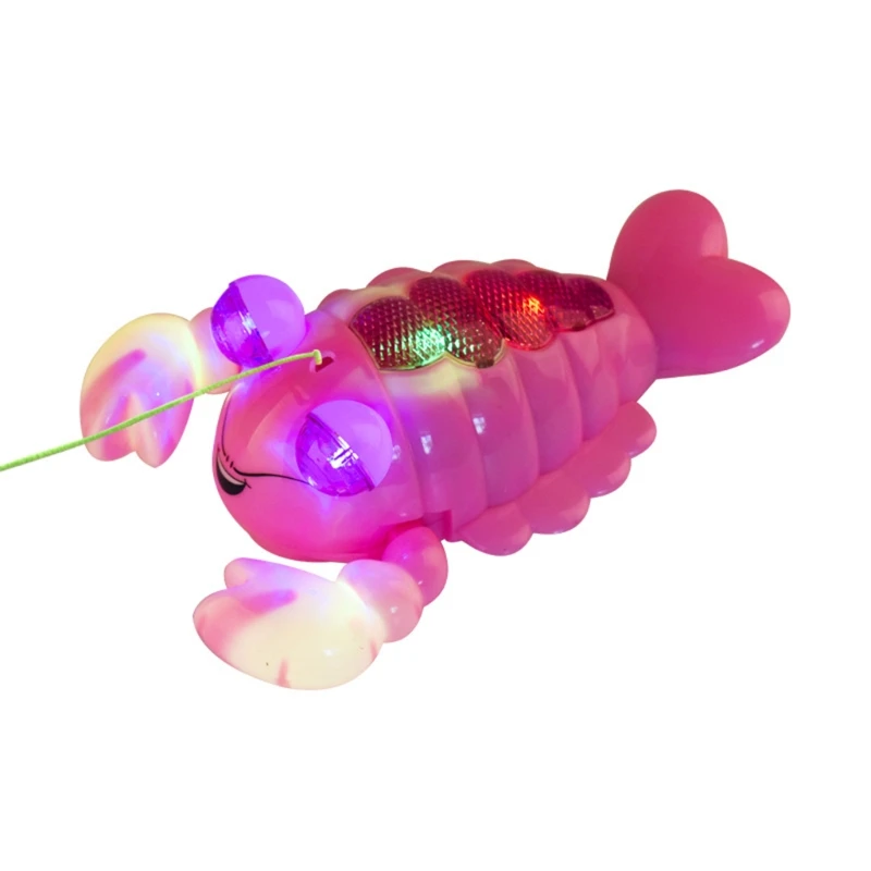 

Gift for Kids Music Toy Kids Game Electric Plastic Lobster for Creative Supplies for Over 3 Year Old Kids