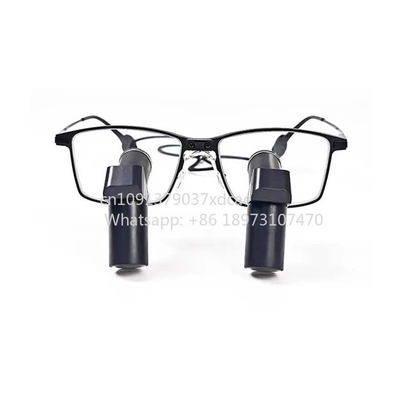 Loupe chirurgicale TTL 5,5x avec cadre en titane, à porter sur les verres. Loupes binoculaires ENM-550X pour la chirurgie