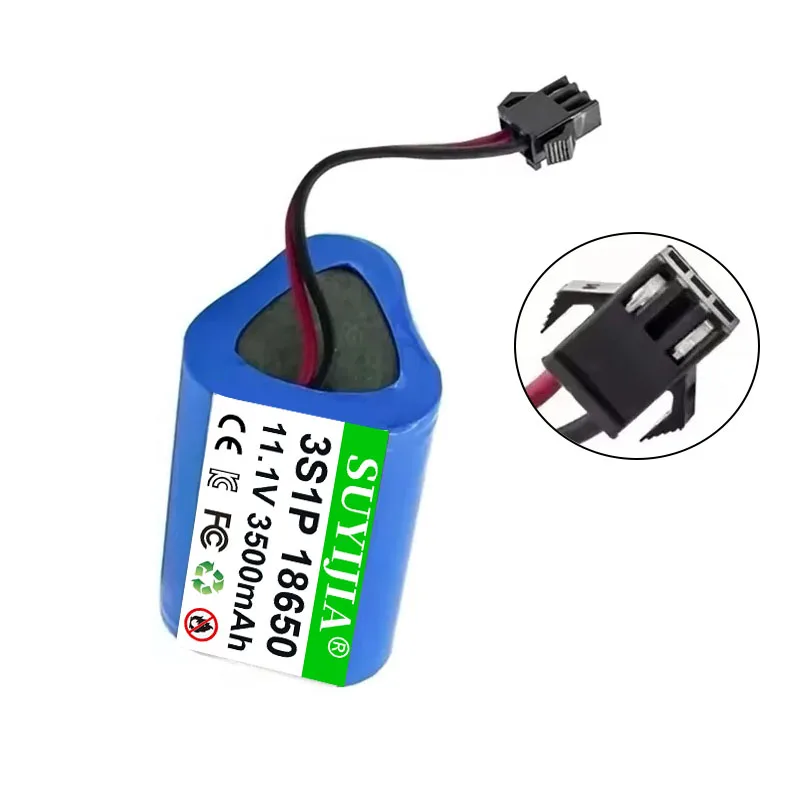 High-quality 3500mAh Replacement Battery for Lefant M501A,CECOTEC CONGA 890 Slim,CONGA Slim Wet Robotic Vacuum Cleaner Battery