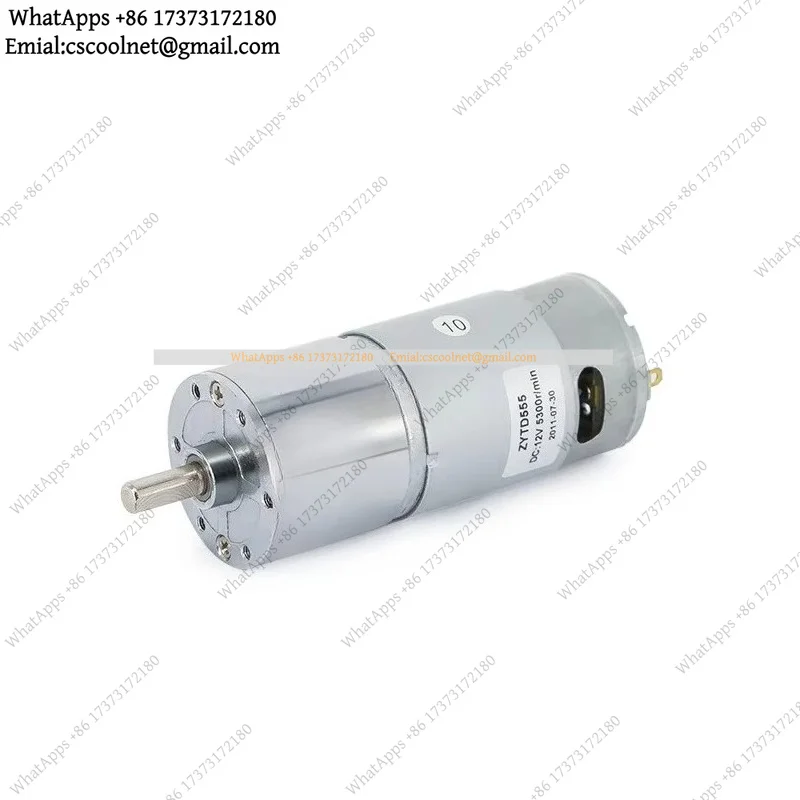k06 1Pc 12V 24V 6mm Dia Shaft High Torque Gearmotor 2 Pins Magnetic Gearbox DC Gear Motor 30-300RPM
