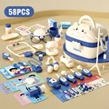 58PCS blue