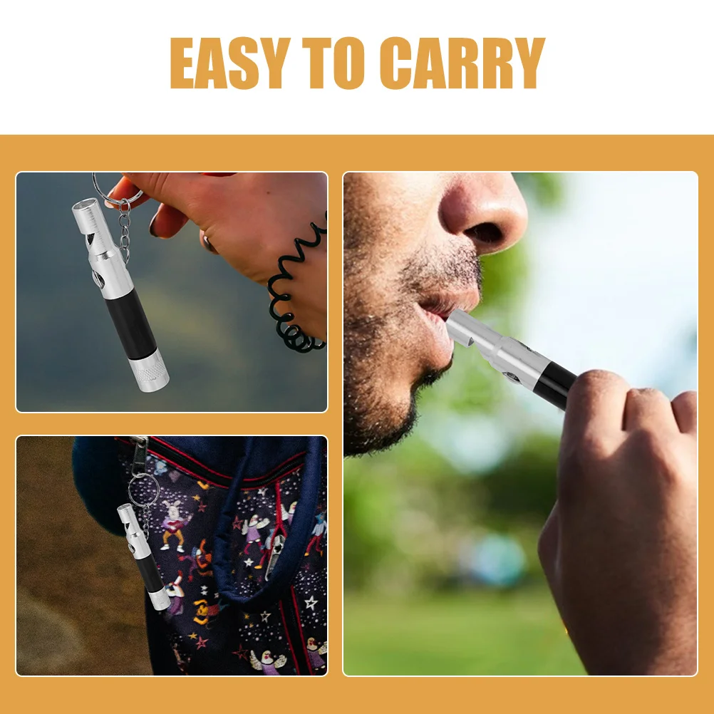 Survival Whistle With Compass Flashlight Multifunctional Outdoor Safety Tool For Camping Hiking Emergency Aluminum Alloy