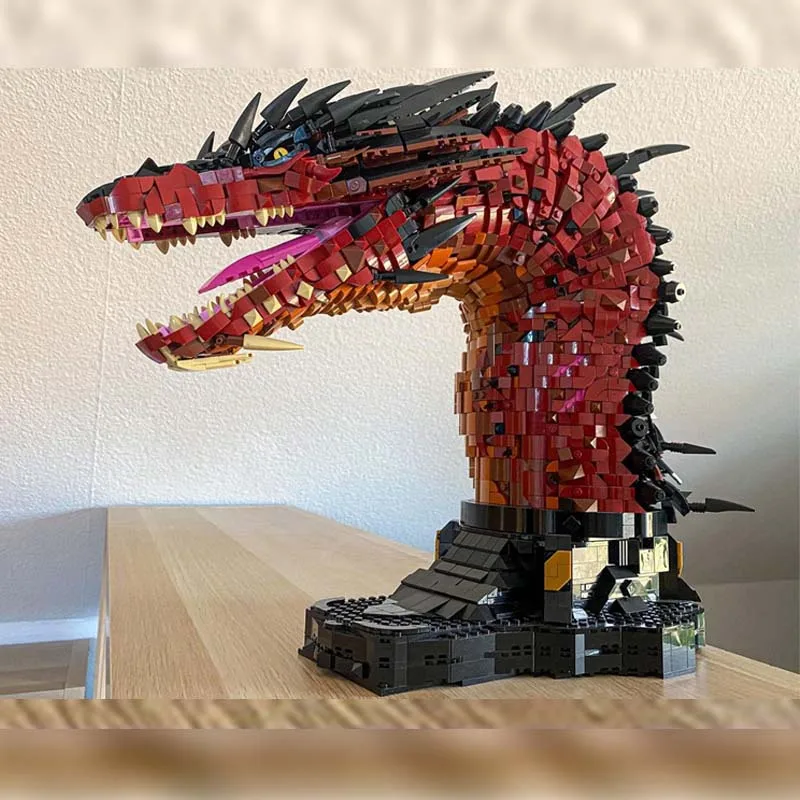 

Новый набор из 5421 детали: Модель-конструктор «Огненный дракон» по мотивам фильма «Властелин колец», креативные идеи для сборки, игрушки для детей, подарки на день рождения