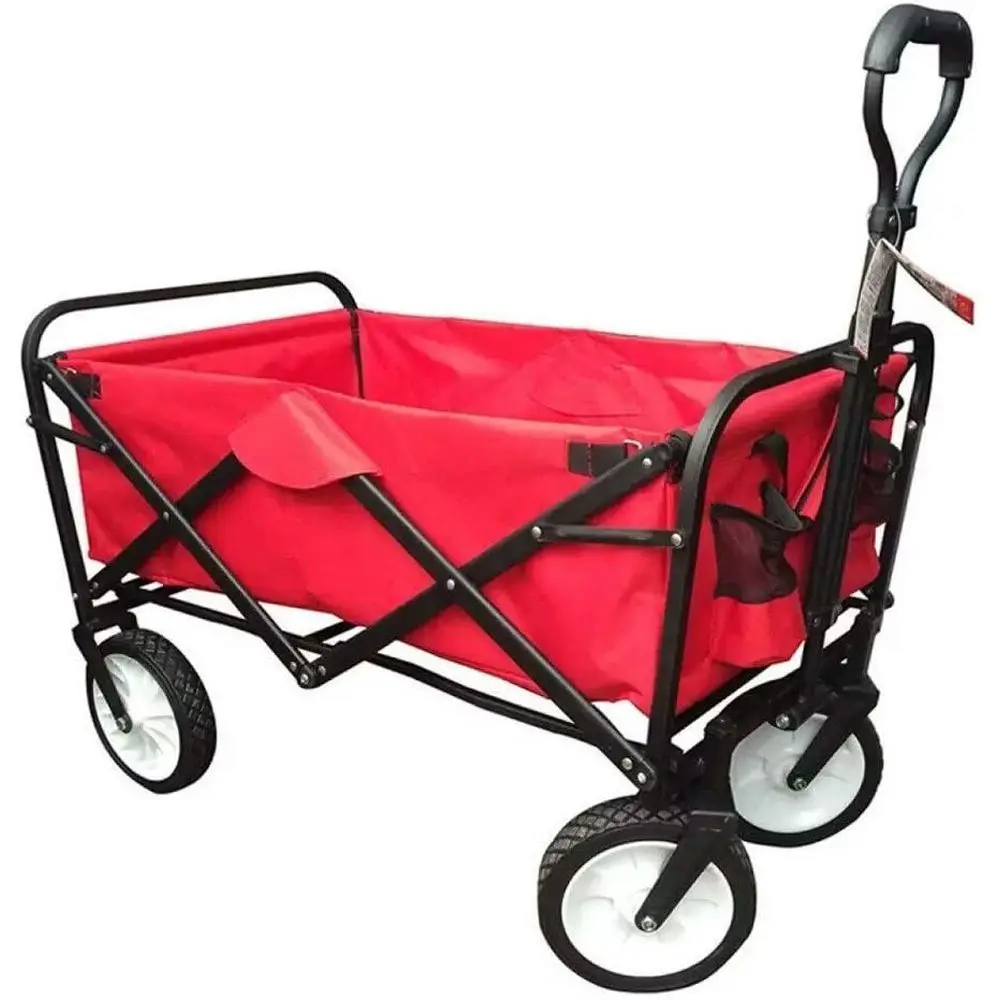 

Универсальная сверхмощная складная садовая тележка для приключений на открытом воздухе и кемпинга