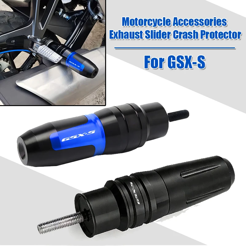 

For GSX-S 750 GSX-S 1000 GSX-S750 GSX-S1000 GSXS Motorcycle Aluminum Exhaust Frame Sliders Crash Pads Falling Protector