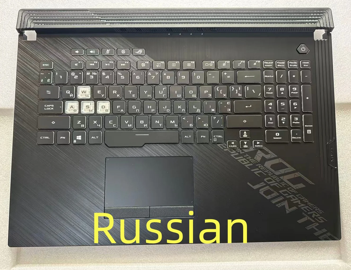 ASUS ROG Strix G712 G712LWS Laptop Keyboard Palmrest Assembly Top Cover C Case RGB 16PIN Backlight 100% New SP/RU/US