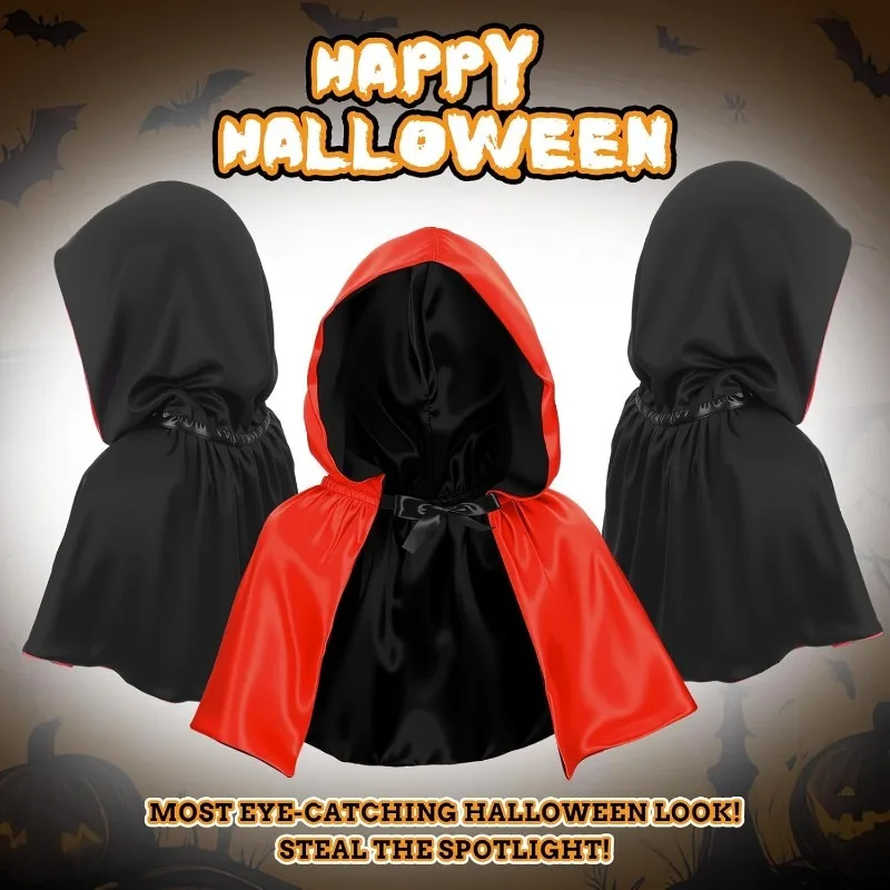 زي أداء المسرح التأثيري للهالوين مع غطاء محرك السيارة awl أحمر صغير أحمر ركوب هود ملابس خارجية جديدة Sle ملابس نسائية عرقية