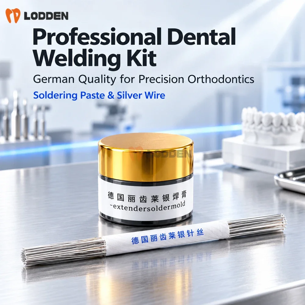 Dental Lab Solder Paste 10pcs Orthodontic Expansion Appliance Silver Wire Rod for Dentist Clinic