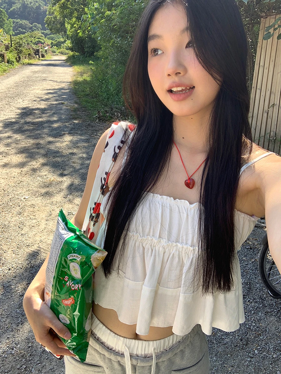 Canotta bianca ort Svel Canotta estiva da donna Design Sensation Dimagrante Gilet con cinturino Pure Desire Fem Faionable Commute Sle