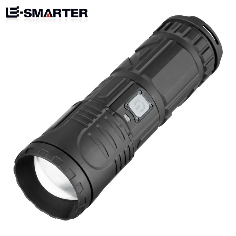 Laser Powerful LED Flashlight Telescopic Zoom USB Rechargeable Waterproof Fishing Hunting LED Flashlight