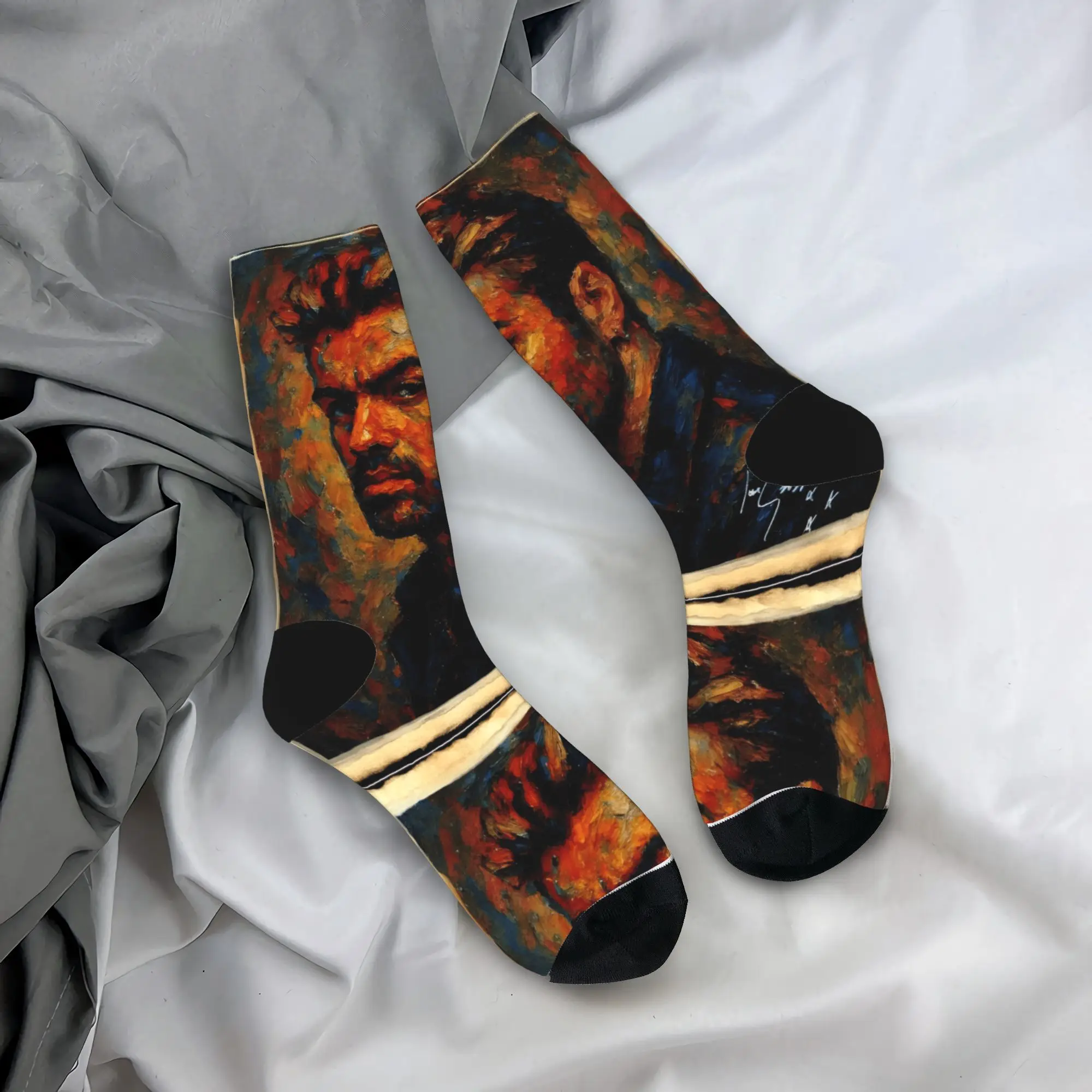 Zanger George Michaels Sokken Moderne Kousen Herfst Antislip Herensokken Zacht Ontwerp Hardloopsokken